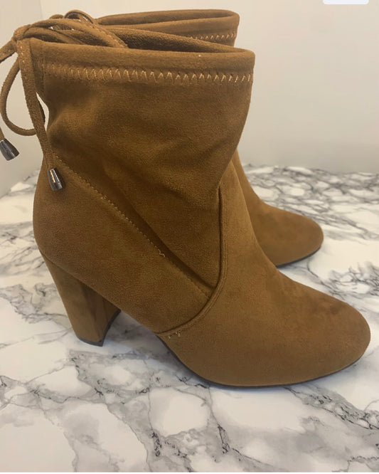 Faux Suede Ankle Boot